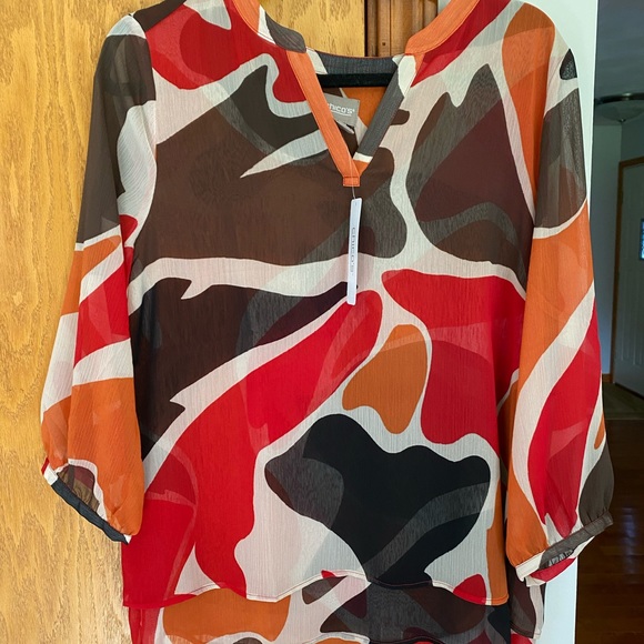 Chico’s multi colored size 1 so M-L - Picture 2 of 2